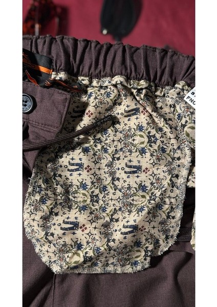 Acı Kahve Keten Pantalon modelleri