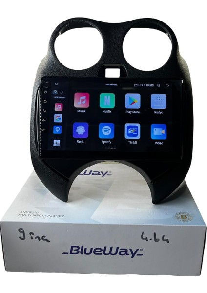 Nissan Micra 2010-2015 Blueway 4-64 Profesyonel Oem Multimedia modelleri