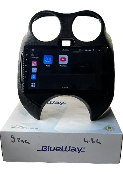 Nissan Micra 2010-2015 Blueway 4-64 Profesyonel Oem Multimedia fırsatları