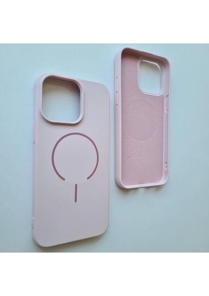 iPhone 15 Pro Magsafe ile Uyumlu Yumuşak Soft Mükemmel Manyetik Esnek Lansman Silikon Kılıf modelleri