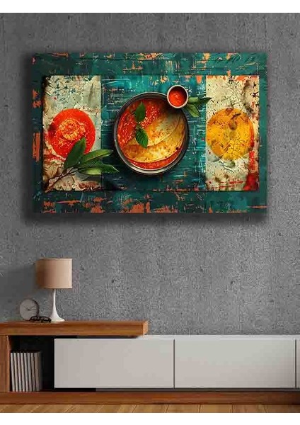 Çerçevesiz Kendinden Yapışkanlı Tablo Görünümlü Duvar Posteri Çerçevesiz Çıtasız