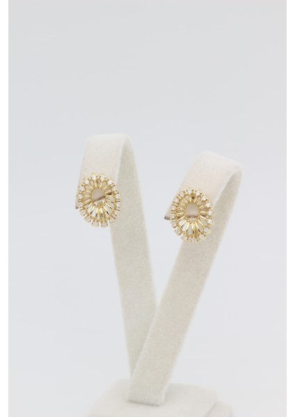 Stil Incisi/xupıng Jewelry Diamond Oval Zirkon Taşlı Küpe fiyatları