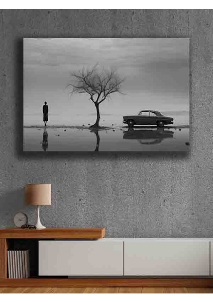 Çerçevesiz Kendinden Yapışkanlı Tablo Görünümlü Duvar Posteri Çerçevesiz Çıtasız