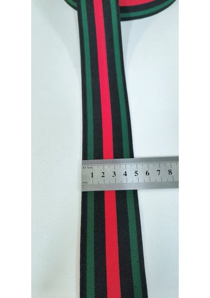 Siyah Zemin Yeşil Kırmızı Lastik Şerit modelleri