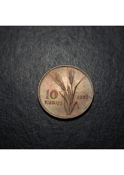 Escoines 399636889991FAC84B Fao 10 Kuruş 1972 “saban Kılıçtan Üstündür” Ça Bakır Para indirimleri