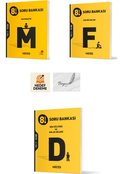 Hız 8.sınıf Matematik Fen Bilimleri Din Kültürü ve Ahlak Bilgisi Soru Bankası Hedef Deneme