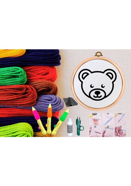 Punch Seti Nakış Seti Kasnaklı Kendin Yap Seti Seri 60