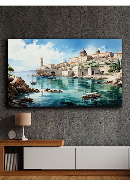 Çerçevesiz Kendinden Yapışkanlı Tablo Görünümlü Duvar Posteri Çerçevesiz Çıtasız