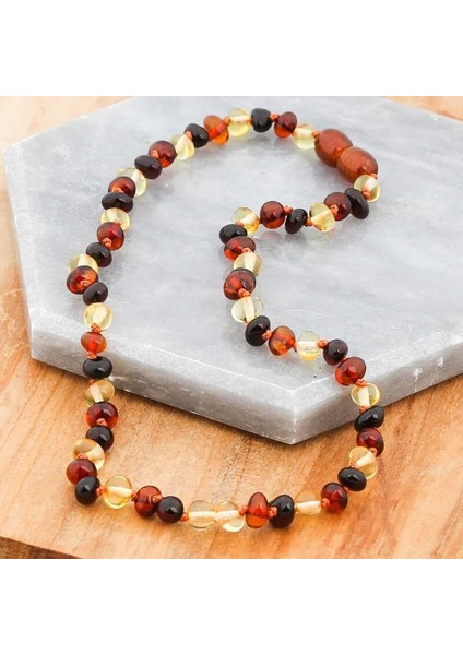 Bebek Damla Kehribar Diş Kolye fırsatları