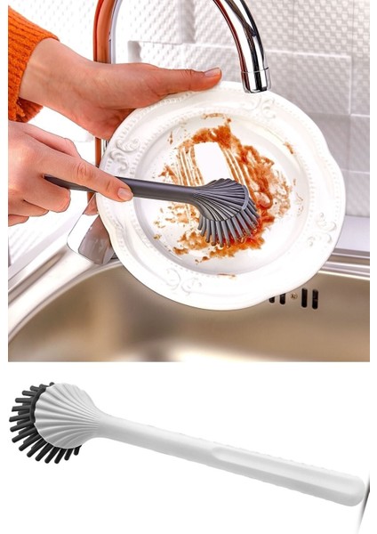 Yumuşak Silikon Başlıklı Çok Amaçlı Mutfak Temizleme Fırçası fiyatları