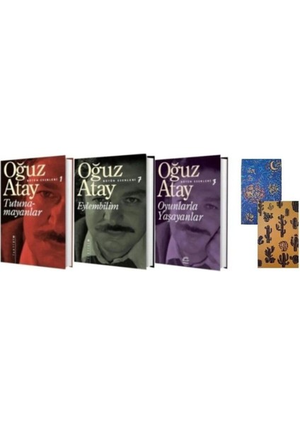Oğuz Atay Tutunamayanlar – Eylembilim – Oyunlarla Yaşayanlar - 2 Not Defteri Hediye fiyatları