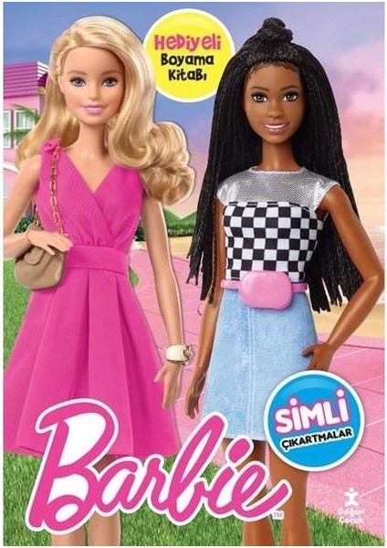 Barbie Simli ve Hediyeli Boyama Kitabı