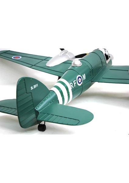 Dekoratif Metal Uçak Vintage Ev Ofis Hediyelik Savaş Uçağı modelleri