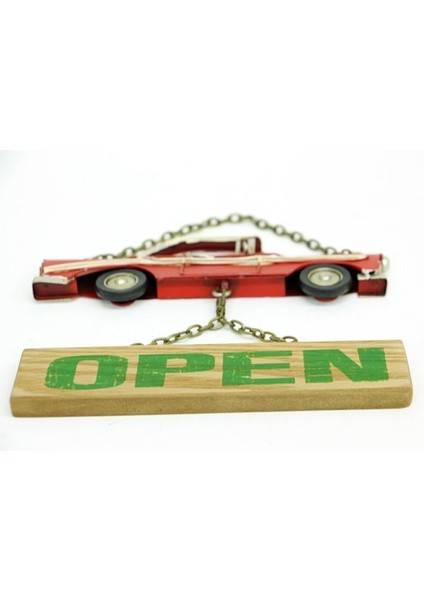 Dekoratif Metal Kapı Yazısı Araba Vintage Dekoratif Hediyelik modelleri