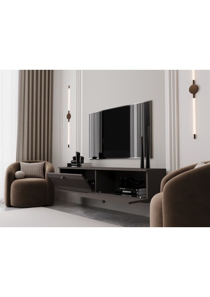 Melura Tv Ünitesi - Tv Sehpası 140 cm Duvara Monte %100 Mdf modelleri