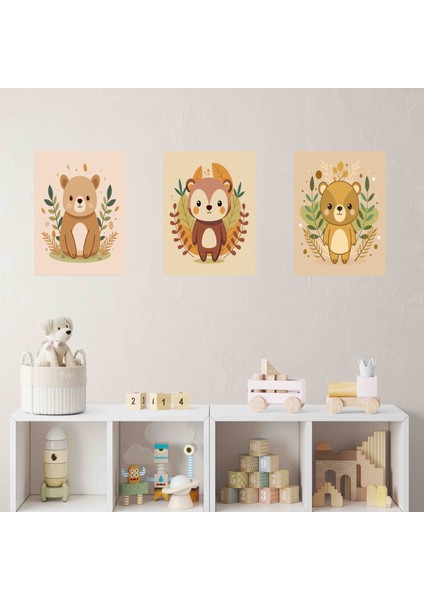 Kendinden Yapışkanlı Çocuk Odası Sevimli 35X50 cm 3 Adet