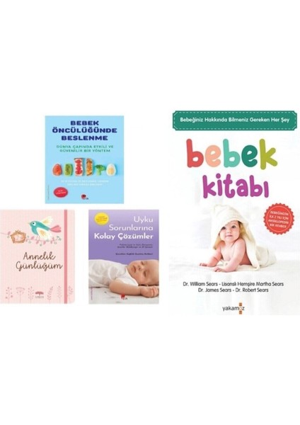 Annelik Günlüğüm - Bebek Kitabı - Bebek Öncülüğünde Beslenme - Uyku Sorunlarına Kolay Çözüm