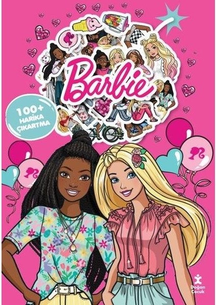 Barbie Boyama Kitabı Çıkartma Bombası 100 + Harika Çıkartma
