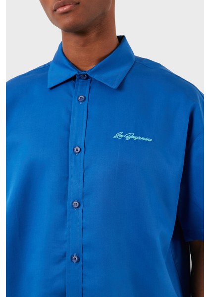 Tensel Relaxed Fit Kısa Kollu Gömlek Erkek Gömlek LB24SSKISMUSH