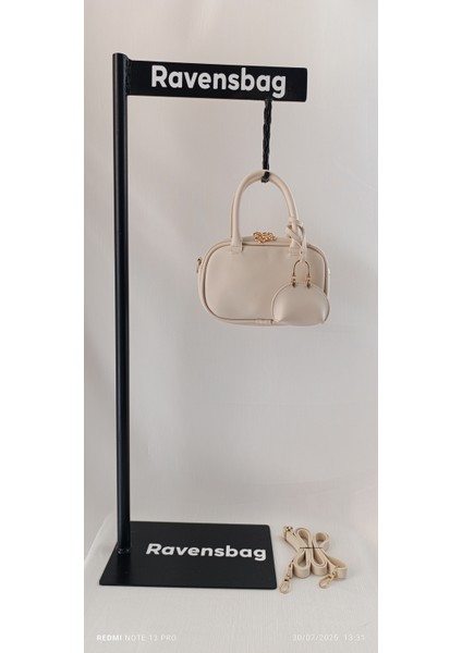 Aksesuarlı El ve Omuz Kadın Çanta