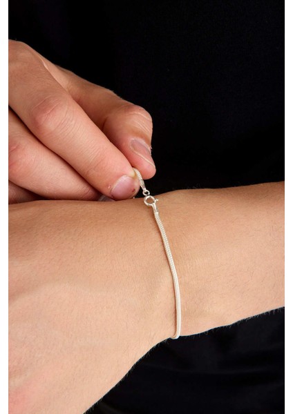 925 Ayar Gümüş Unisex Tilki Kuyruğu Bilekil 1.6 mm fiyatları