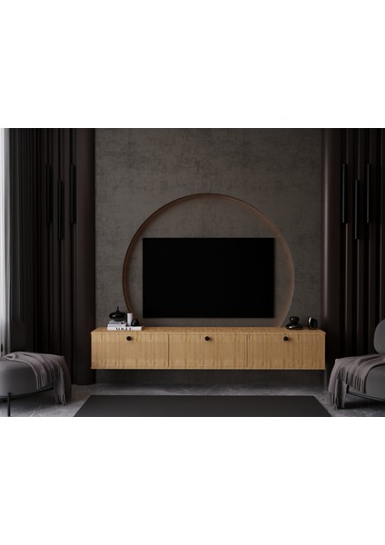 Melura Tv Ünitesi - Tv Sehpası 180 cm Duvara Monte %100 Mdf