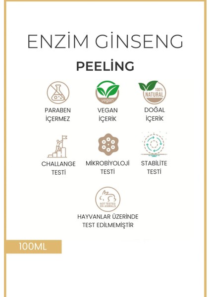Enzim Gingseng Ölü Hücrelerden Arındırıcı, Aydınlatıcı, Ton Eşitleyici Peeling modelleri