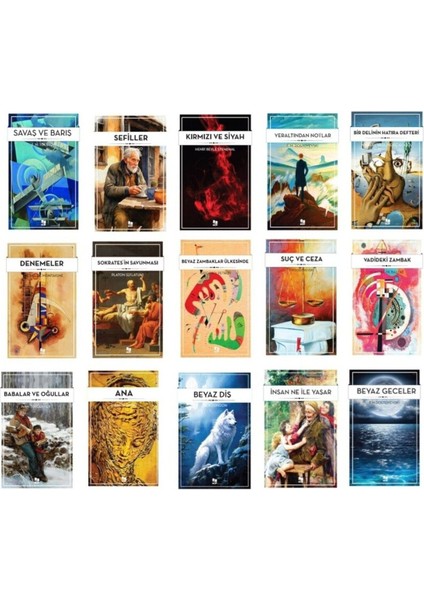 Dünya Klasikleri 15 Kitap Set