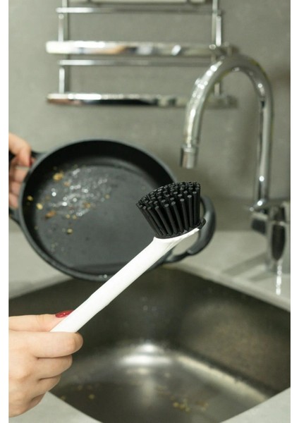 Iki Adet Vantuzlu Silikon Lavabo ve Tezgah Temizleme Fırçası Seti fiyatları