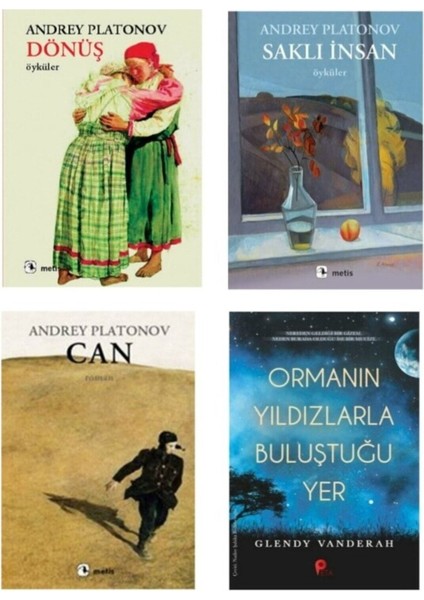 Andrey Platonov Set-Dönüş-Saklı Insan-Can-Ormanın Yıldızlarla Buluştuğu Yer Hediye