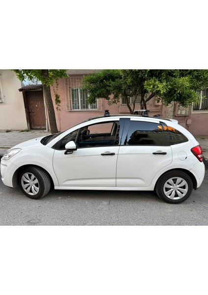 Citroen C3 A51 2009-2016 Tavan Taşıyıcı Ara Barlar – Vidalı Montaj, Toros Fix Pro, Gri fırsatları