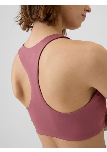 Kadın Pembe GapFit Power Medium Impact Spor Sütyeni fırsatları
