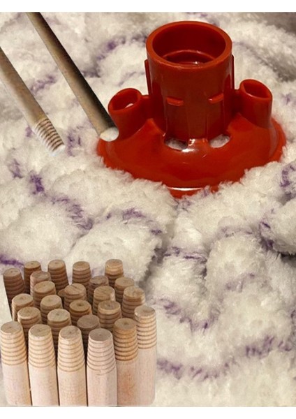 Çocuklar Için Temizlik Seti: Mop, Ahşap Sap, Mikrofiber Bez ve Havlu fırsatları