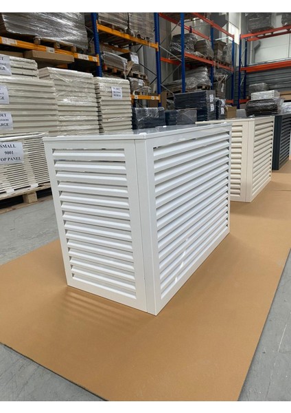 Lıccıa Klima Motoru Gizleme Kafesi 86X44X65 cm (H) Ral 9003 Beyaz Panjur Xs Modeli 9000-12000 BTU fırsatları