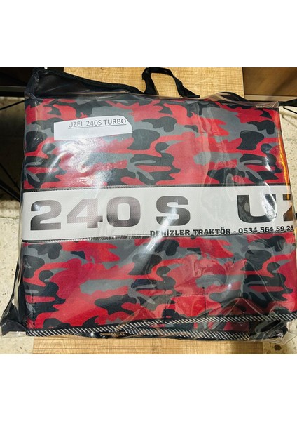Uzel 240 S Uyumlu Traktör Brandası Su Geçirmez Özel Kumaş