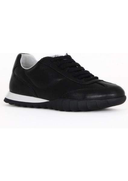 Siyah Deri Kadın Spor Ayakkabı 01WE6100 01WE6100 fiyatları
