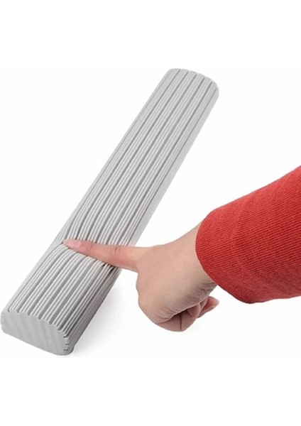 Gri Renkli Yedek Sünger Mop, 1 Adet, Temizlik Için Uygun, Dayanıklı ve Hafif
