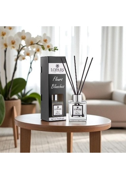 Beyaz Çiçekler Bambu Çubuklu Oda Kokusu 100 ml fiyatları