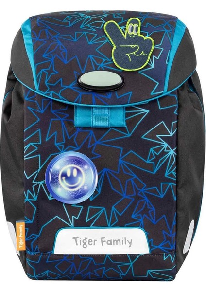 Işıklı Herlitz Siyah Mavi Okul Çantası