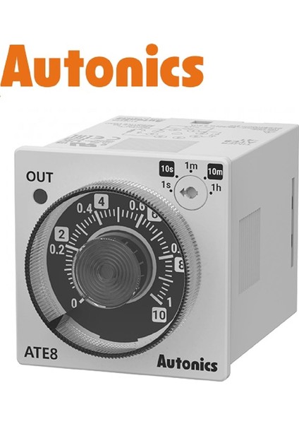 Ate8-41 ,48X48MM 24V..220VAC/DC KONTAK-2A2K Yuvarlak-8-Pin Zaman Röle