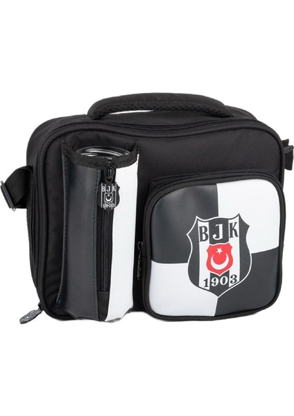 2 Bölmeli 1903 Logo Baskılı Suni Deri Anaokulu Çantası + Beslenme Çantası 2 Li Set fırsatları