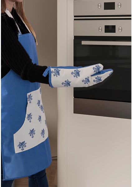 Azure Blue, Mutfak Önlüğü, Sıvı Geçirmez, 54 x 70 indirimleri