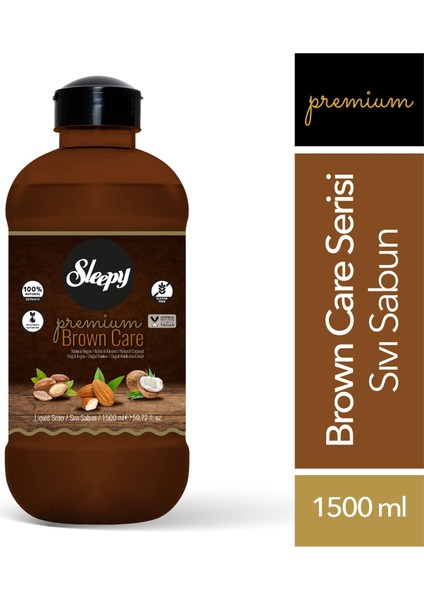 Premium Brown Care Serisi Sıvı Sabun 1500 ml