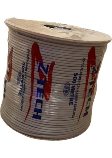 Ztech ZR-500 2+1 2*0,50 500M Cctv Kablo fiyatları