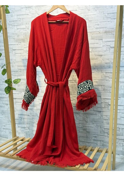 Sultan Müslin Kimono %100 Pamuklu Bornoz Kaftan Sabahlık fiyatları