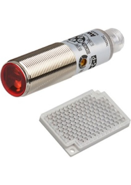 BRQM3M-PDTA-C-P ,M18/3MT Pnp-No/nc M12-4P Reflektör Fotosel