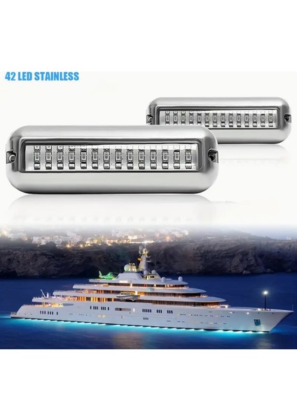 42 LED Mavi Su Altı Aydınlatma Lambası Sualtı modelleri