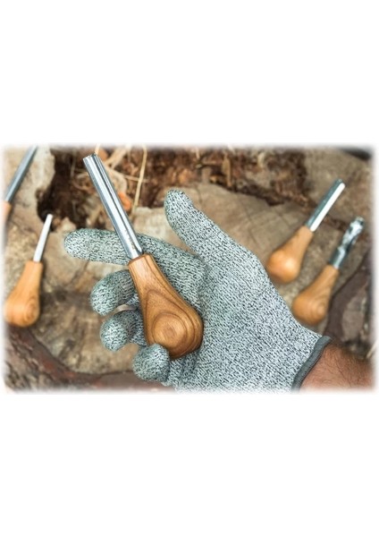 Beavercraft SC05 Avuç Içi Ahşap Oyma Iskarpela Seti, 6 Parça