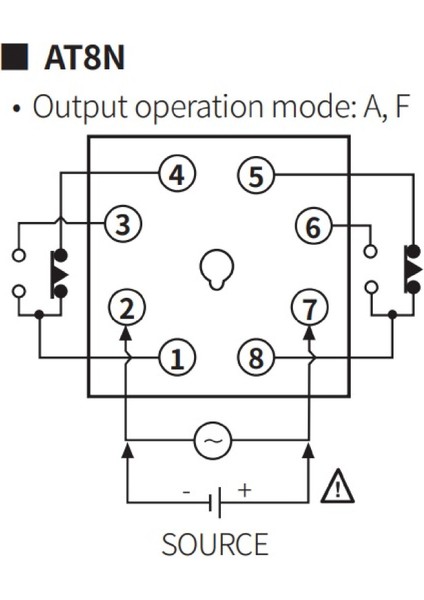 AT8N ,48X48MM 24V..220VAC/DC KONTAK-2A2K Yuvarlak-8-Pin Zaman Röle fiyatları