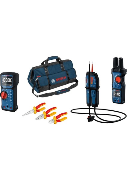 5’li Profesyonel Elektrikçi Test Aletleri Seti